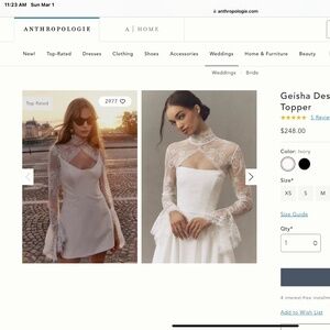 Geisha Designs Long-Sleeve Lace Topper